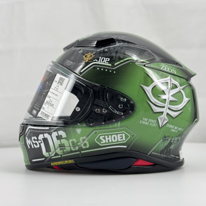 Z-8 MS-06C-6 ザクⅡ TC-4 GREEN/BLACK フルフェイスヘルメット