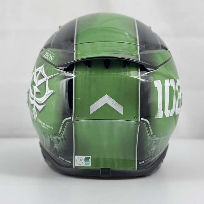 Z-8 MS-06C-6 ザクⅡ TC-4 GREEN/BLACK フルフェイスヘルメット