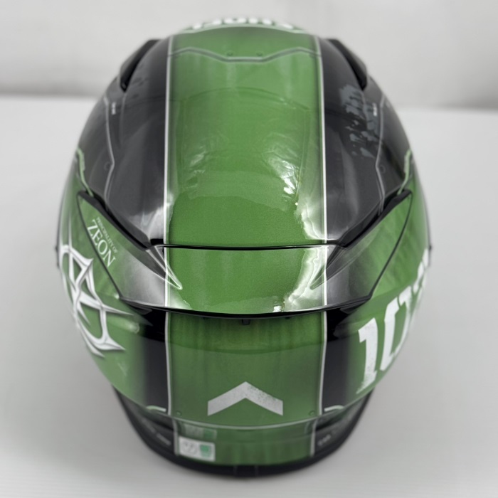 Z-8 MS-06C-6 ザクⅡ TC-4 GREEN/BLACK フルフェイスヘルメット