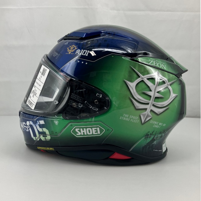 Z-8 MS-05 ザクⅠ TC-11 GREEN/BLUE フルフェイスヘルメット｜フル