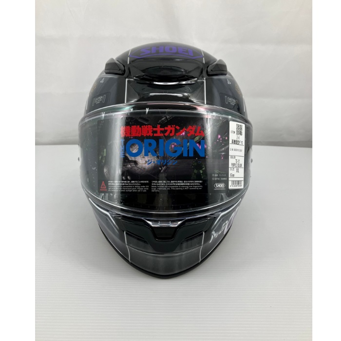 機動戦士ガンダム・黒い三連星仕様ヘルメット バイザー付き SHOEI ショウエイ ヘルメット Z-8 MS-06R-1A 高機動型ザク II