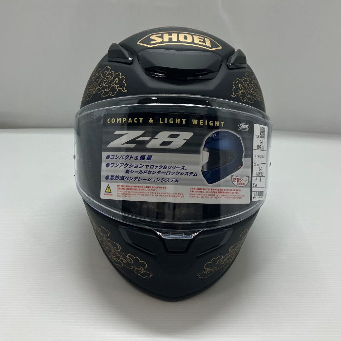 Z-8 FEARLESS TC-5 BLACK/GOLD マットカラー フルフェイス