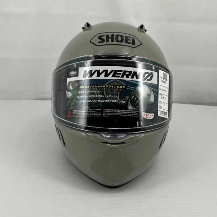 WYVERN 0 (ワイバーン ゼロ) チョークグレー フルフェイスヘルメット