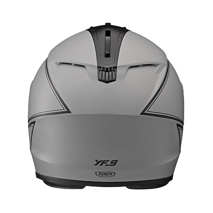 YF-9 ZENITH ピンストライプ フルフェイスヘルメット セミフラット