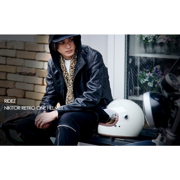 NIKITOR Retro-One OFF WHITE｜フルフェイスヘルメット｜の通販