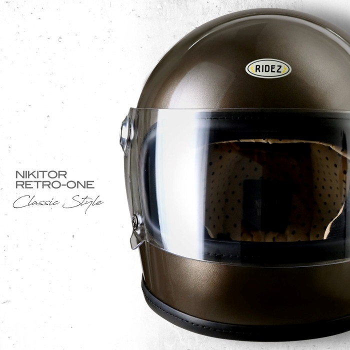 NIKITOR Retro-One G.CHAMPAGNE｜フルフェイスヘルメット｜の