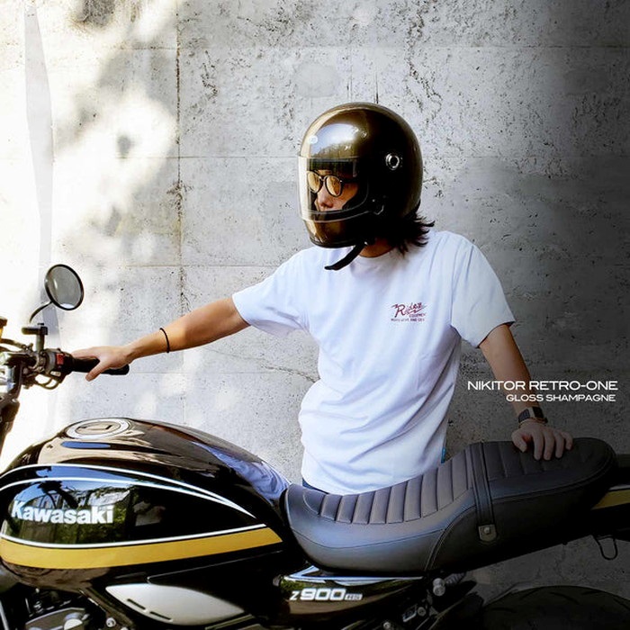 NIKITOR Retro-One G.CHAMPAGNE｜フルフェイスヘルメット｜の通販なら