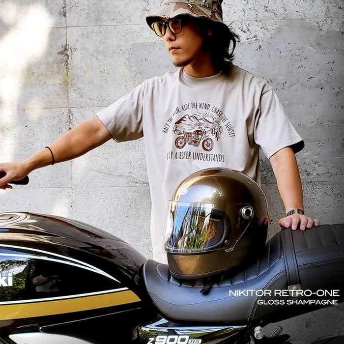 NIKITOR Retro-One G.CHAMPAGNE｜フルフェイスヘルメット｜の通販なら