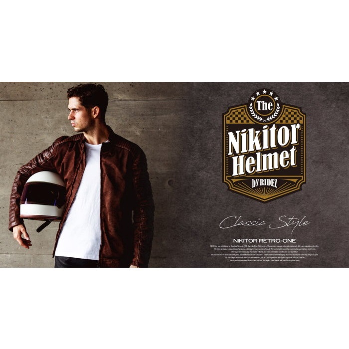 NIKITOR Retro-One G.CHAMPAGNE｜フルフェイスヘルメット｜の通販なら