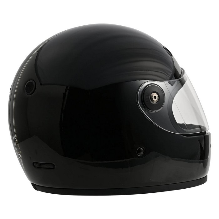 TT HELMET BLACK×GOLD フルフェイスヘルメット｜フルフェイス