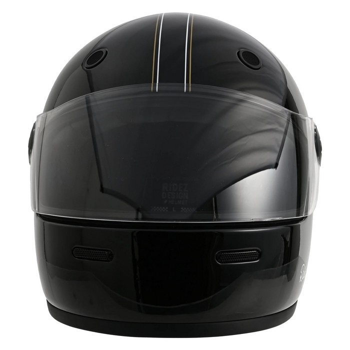 TT HELMET BLACK×GOLD フルフェイスヘルメット｜フルフェイス
