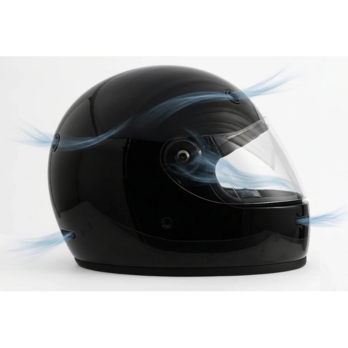 TT HELMET BLACK×GOLD フルフェイスヘルメット｜フルフェイス