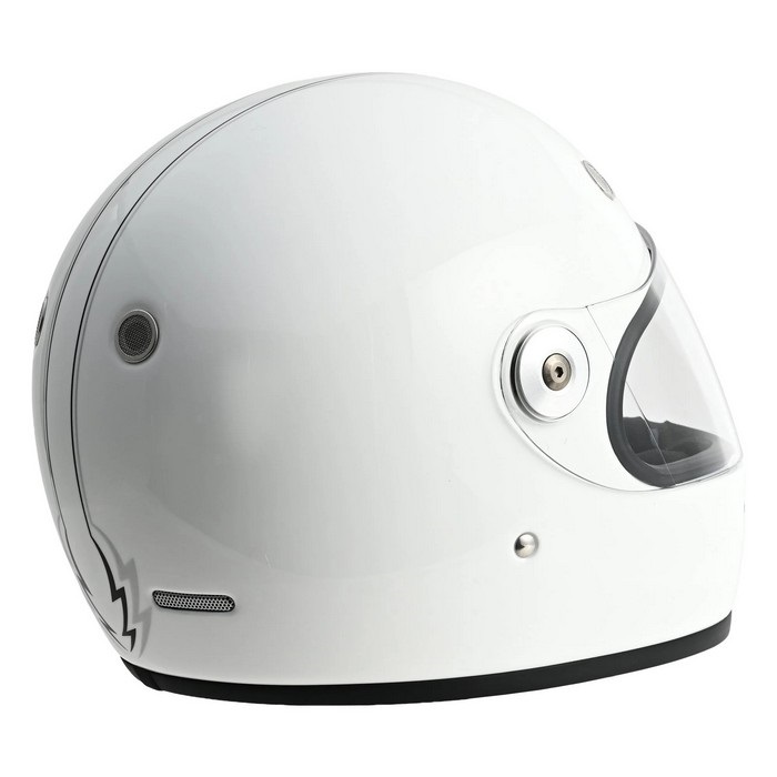 TT HELMET WHITE×SILVER フルフェイスヘルメット｜フルフェイス