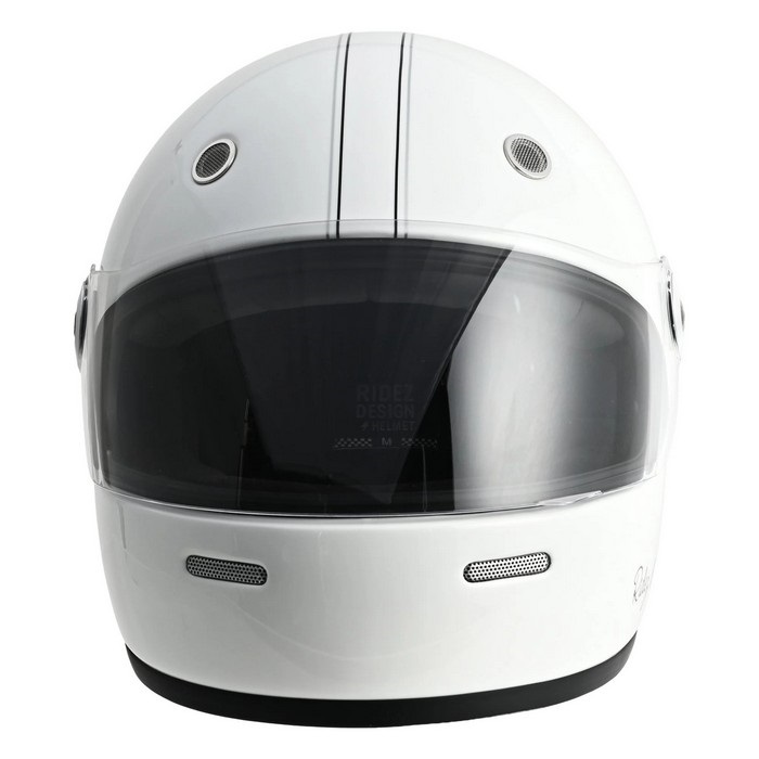 TT HELMET WHITE×SILVER フルフェイスヘルメット｜フルフェイス