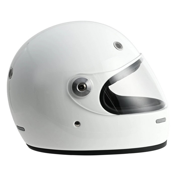 TT HELMET WHITE×SILVER フルフェイスヘルメット｜フルフェイス