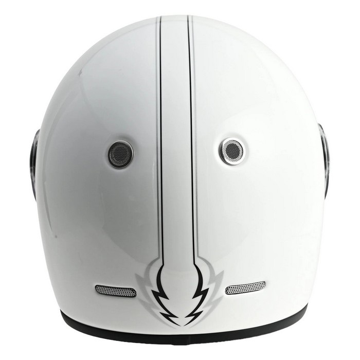 TT HELMET WHITE×SILVER フルフェイスヘルメット｜フルフェイス