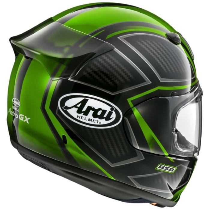 Arai フルフェイスヘルメット アストロGX スパイン　グリーン　展示品　新品 Amazon | アライ(Arai) バイクヘルメット フルフェイス ASTRO GX