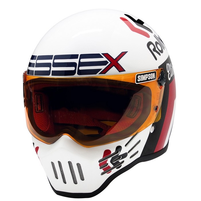 SIMSON M30 Elio de Angelis ヘルメット M30 Elio de Angelis(エリオ・デ・アンジェリス) ホワイト｜フル