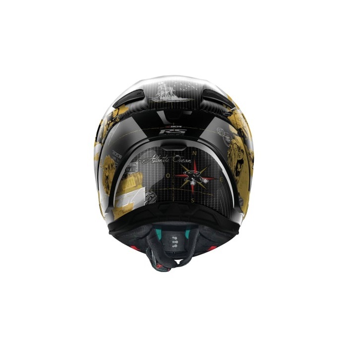 X-804RS ULTRA CARBON CHECA ゴールド/25｜フルフェイスヘルメット｜の