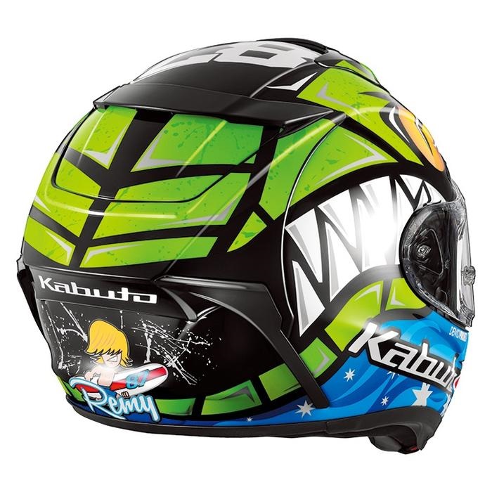 OGK Kabuto F-17 REMY GARDNER F17レミーガードナー F-17 REMY GARDNER フルフェイスヘルメット グリーンブルー｜フル