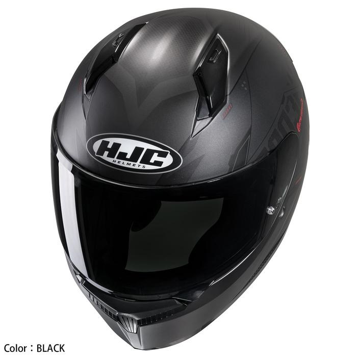 HJH236 C10 インカ フルフェイスヘルメット BLACK｜フルフェイス