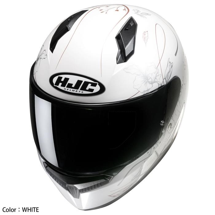 HJH237 C10 エピック フルフェイスヘルメット WHITE｜フルフェイス