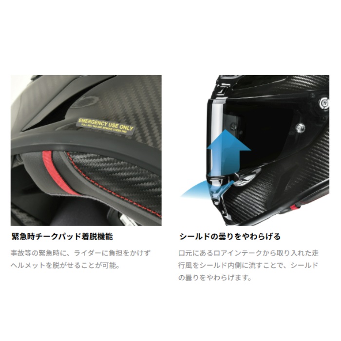 HJH287 RPHA1N V2 CARBON クアルタラロ ルマンⅢ｜フルフェイス