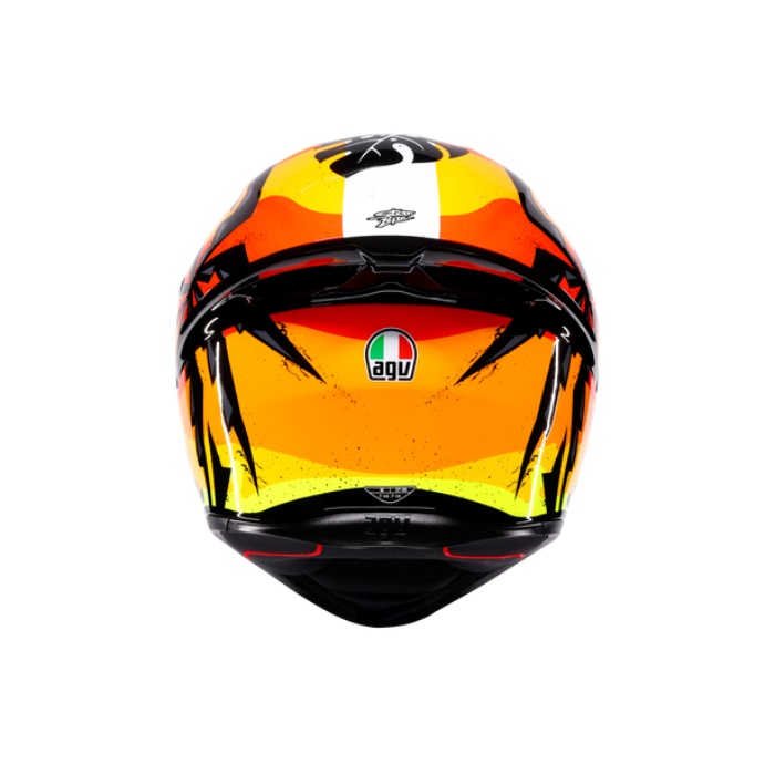 K1 S AGV JIST Asian Fit-TROPICRUSH BLACK/ORANGE｜フルフェイス