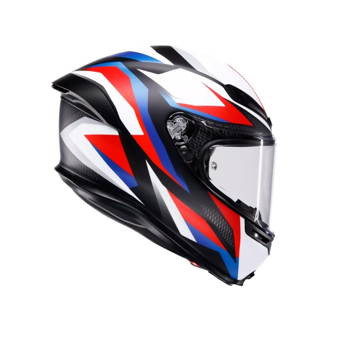 K6 S JIST Asian Fit - TIMEWARP MATT BLACK/RED/BLUE｜フルフェイス