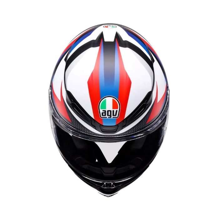 K6 S JIST Asian Fit - TIMEWARP MATT BLACK/RED/BLUE｜フルフェイス