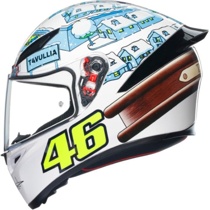 K1 S JIST Asian Fit フルフェイスヘルメット ROSSI WINTER TEST 2017