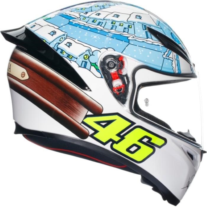 K1 S JIST Asian Fit フルフェイスヘルメット ROSSI WINTER TEST 2017
