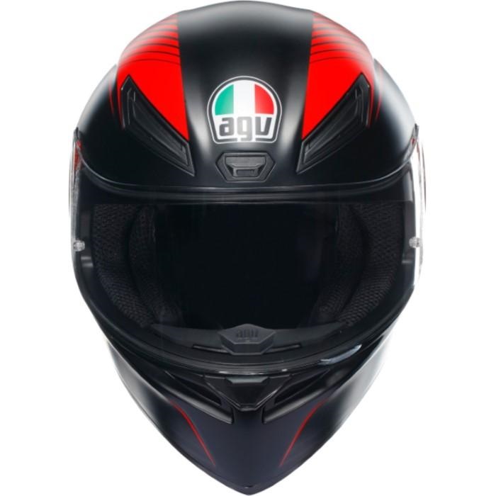 AGV K1sフルフェイスヘルメット ブラック/レッド K1 S JIST Asian Fit - SLING MATT BLACK/RED | AGV ヘルメット