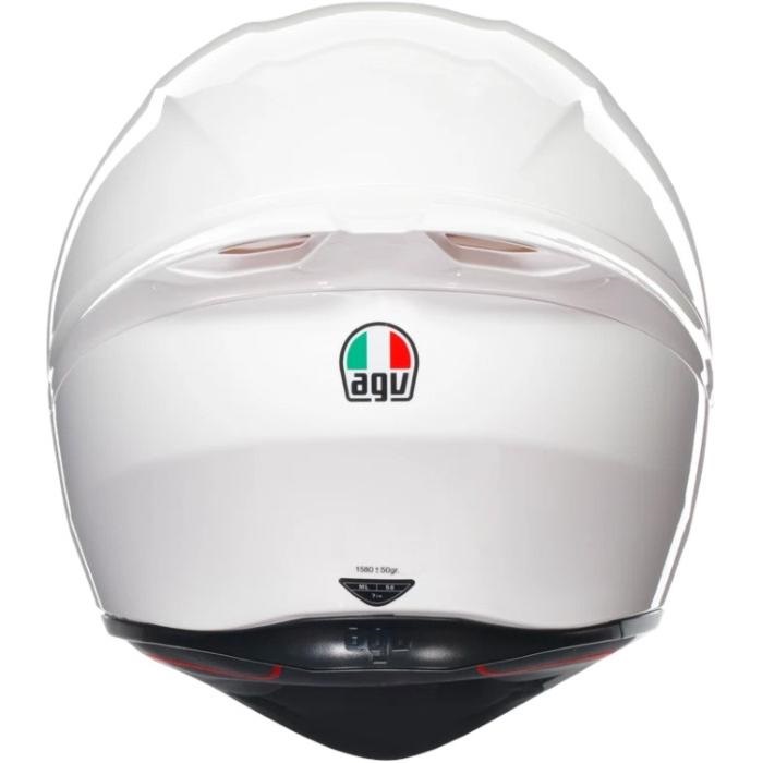 AGV K1S AsianFitフルフェイスヘルメット ホワイト Mサイズ K1 S JIST Asian Fit フルフェイスヘルメット WHITE｜フルフェイス