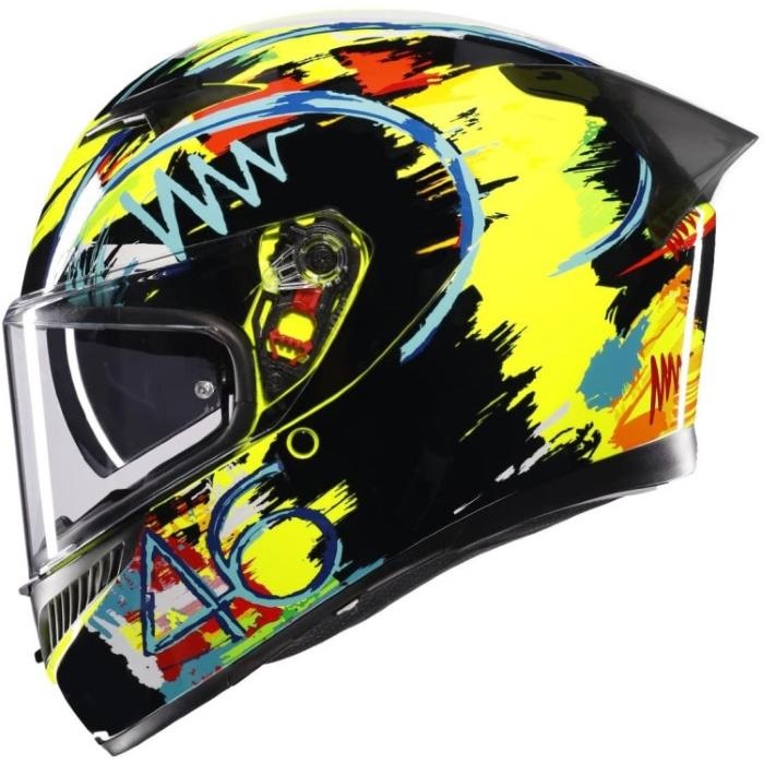 PMA - PMA ミニチャンプス 1/8 ロッシ ヘルメット ウィンターテスト2019 Pma Minichamps 1/8 Rossi Helmet Winter Test 2019 for sale