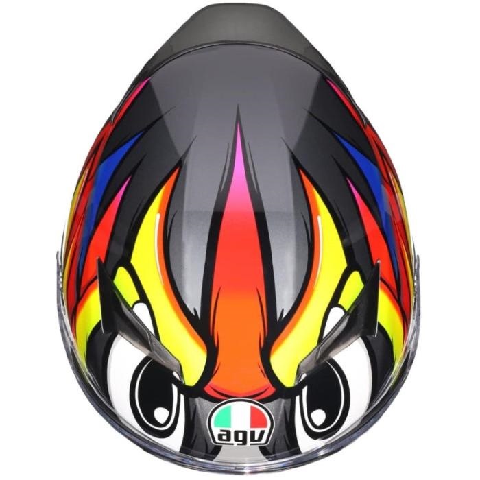AGV K3 BIRDY 2.0 GREY/YELLOW/RED フルフェイス K3 JIST Asian Fit フルフェイスヘルメット BIRDY 2.0 GREY