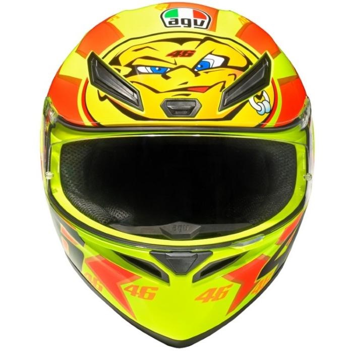 在庫限り】 K1 S JIST Asian Fit フルフェイスヘルメット ROSSI 2001