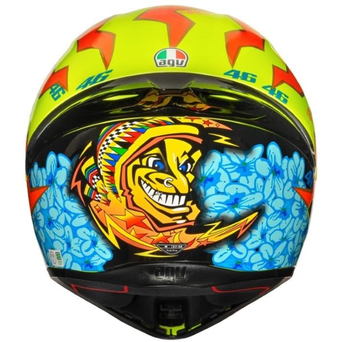 在庫限り】 K1 S JIST Asian Fit フルフェイスヘルメット ROSSI 2001