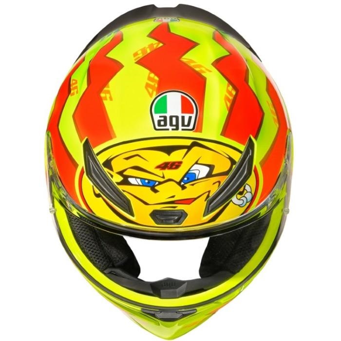 セキュリティ・セーフティ AGV K1 S JIST Asian Fit - ROSSI 2001 在庫限り】 K1 S JIST Asian Fit フルフェイスヘルメット ROSSI 2001