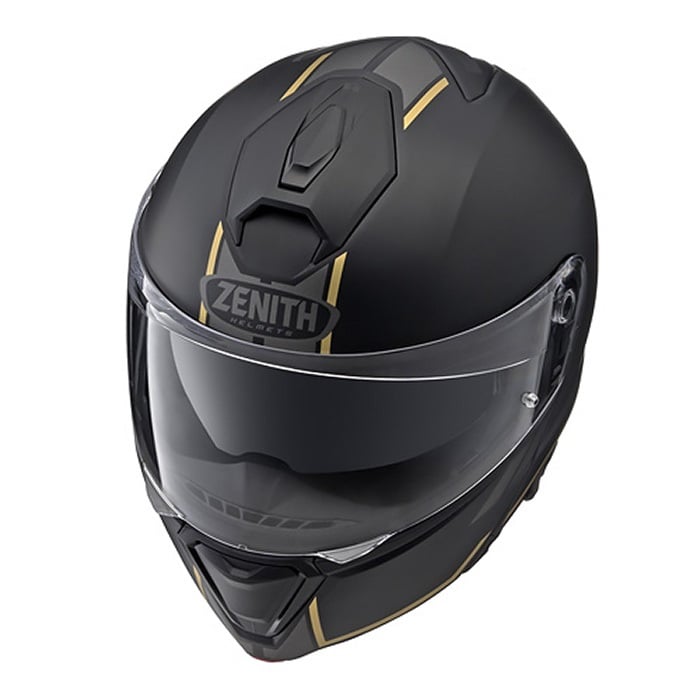 YJ-21 ZENITH Graphic システムヘルメット GF01 セミフラットブラック