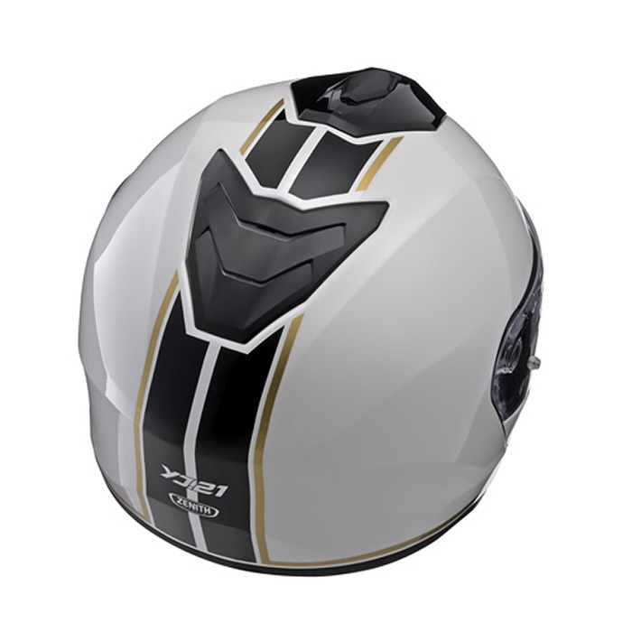 YJ-21 ZENITH Graphic システムヘルメット GF02 パールホワイト