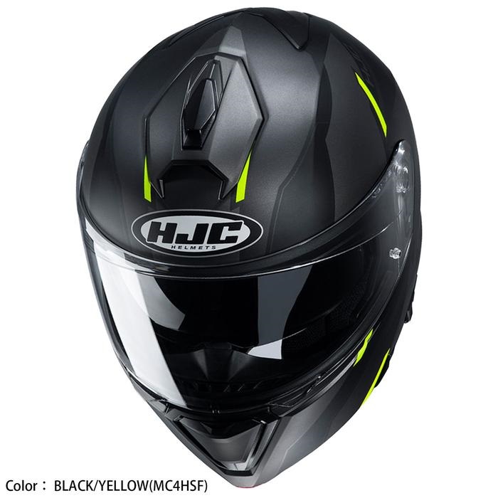 HJH222 i90 アヴェンタ システムヘルメット BLACK/YELLOW
