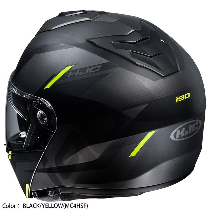 HJH222 i90 アヴェンタ システムヘルメット BLACK/YELLOW