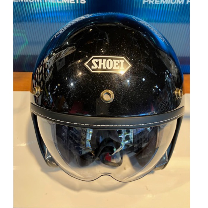 ジェットヘルメット TSUBAKI ツバキ 認可ありパールブラックチェック L ブランド 品 通販車・バイク・自転車 - ジェットヘルメット TSUBAKI