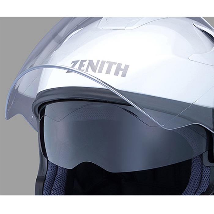 YJ-17 ZENITH-P オープンジェットヘルメット パールホワイト｜ジェット 