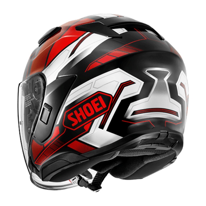 EVA PRODUCT ジェットヘルメット 赤黒 バイクヘルメット ジェット ヘルメット レッド 赤 ジェットヘルメット