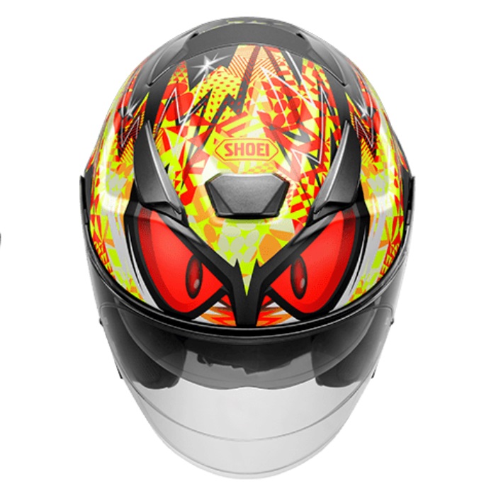 美品　SHOEI ショウエイヘルメットJ-Cruise PASSE TC-1 SHOEI ショウエイ J-CRUISEII MARQUEZ6 TC-1［ジェイ-クルーズ2