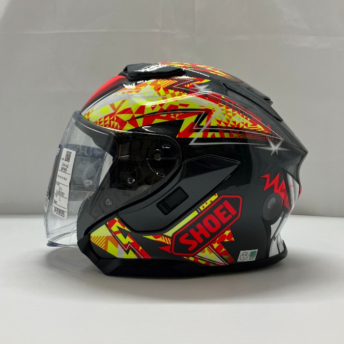 SHOEI J-Cruise Ｓ　ジェットヘルメット 艶ありブラック　花柄　蝶 SHOEI J-Cruise S ジェットヘルメット 艶ありブラック 花柄 蝶