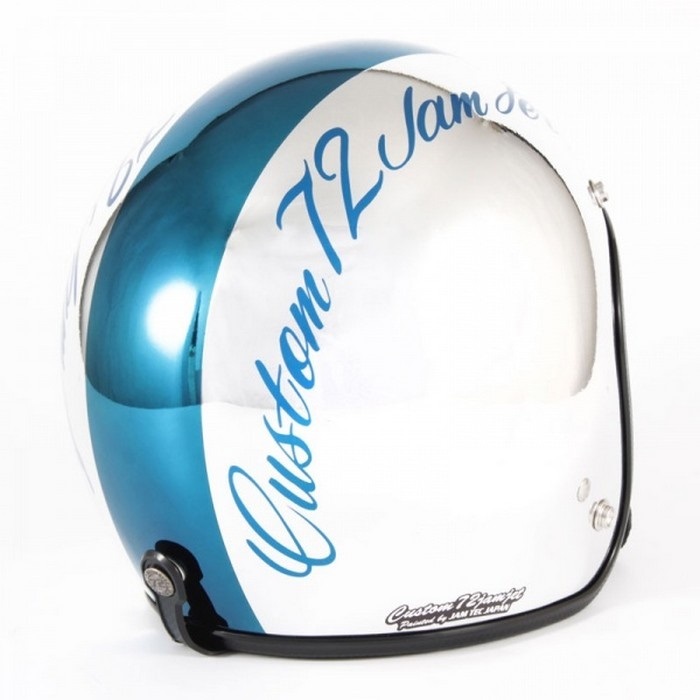 専用ページ　グルジャム 72JAM CHROMES CM/BL(ブルー) ジェットヘルメット｜ジェットヘルメット