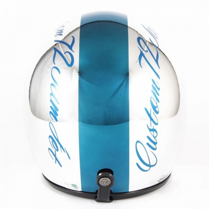 72JAM CHROMES CM/BL(ブルー) ジェットヘルメット｜ジェットヘルメット